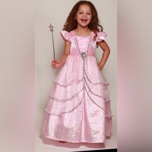 NEW Little Girl Pink Princess Costume - 3 pc Set - 3-5 year old, size Medium
